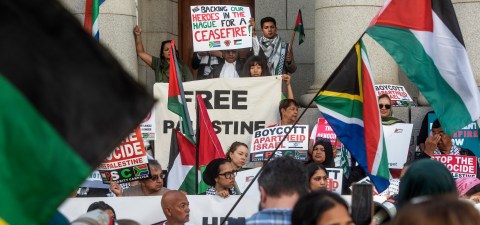 Conspiracy theorists are claiming Iran funded South Africa's genocide case before the ICJ.
