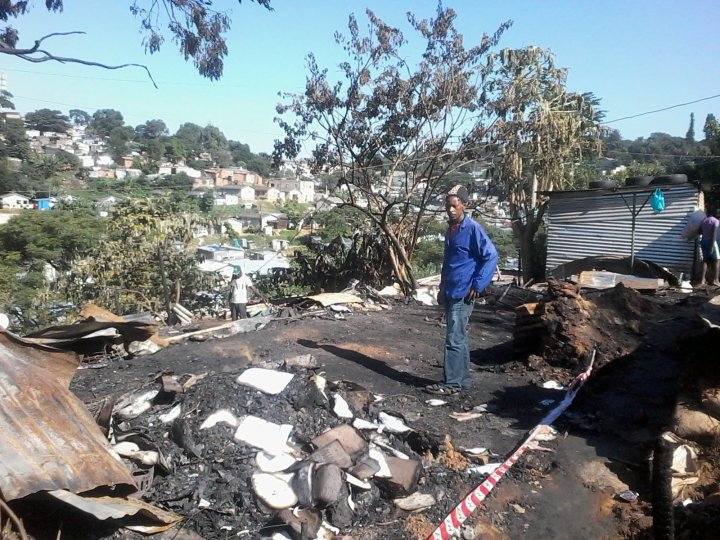 Woman dies, teenager hurt as fire guts 49 shacks in Cato Manor